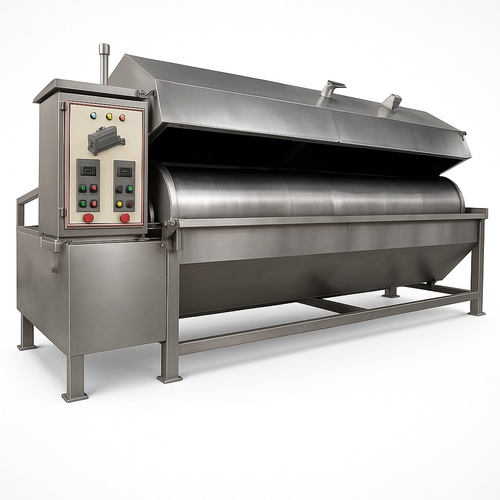 Steam Automatic Rotary Blancher Machine, 1000-5000 Kgs/hr