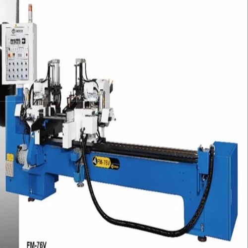 Steel Double Tube End Chamfering and Length Measuring Equipment, FM-76V