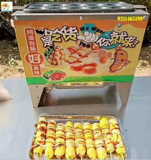 Steel Gas Egg Roll Machine