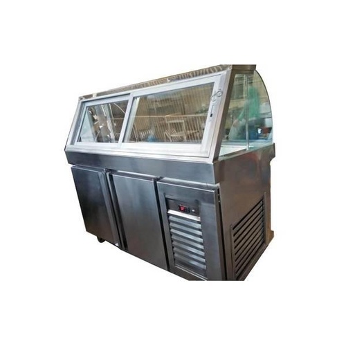 Steel Ice Cream Display Counter