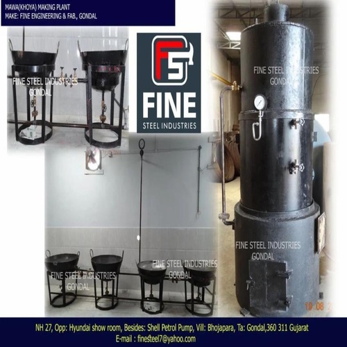 Steel Milk Pasteurizer Khoya Machine