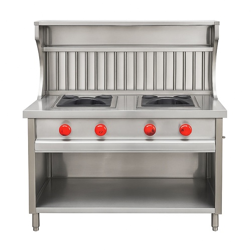 Steel Two Indian Burner Counter