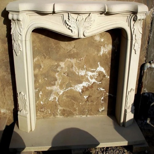 Stone Indoor/Outdoor Fireplace