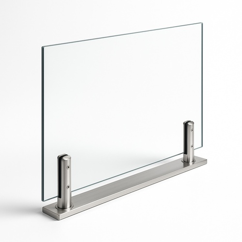 Tempered Glass Fence Panels, Satin Finish