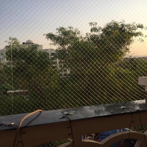 White 0.80mm Acrylic Diamond Netting