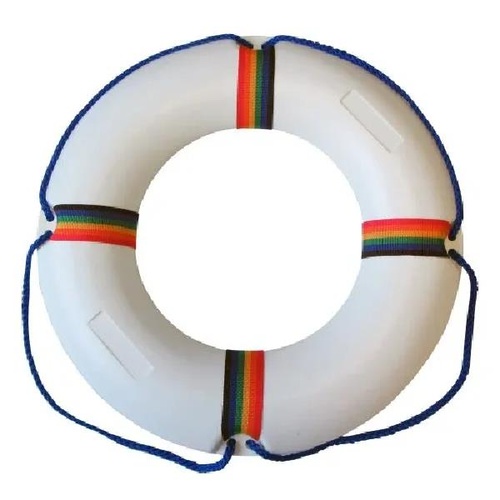 White Durable Plastic Pool Lifebuoy Rings