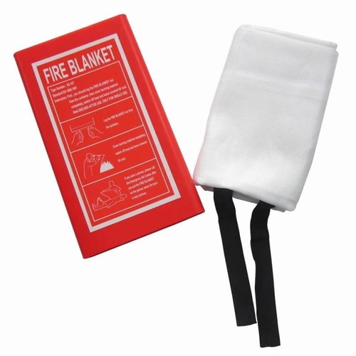 White Fiberglass Fire Blankets