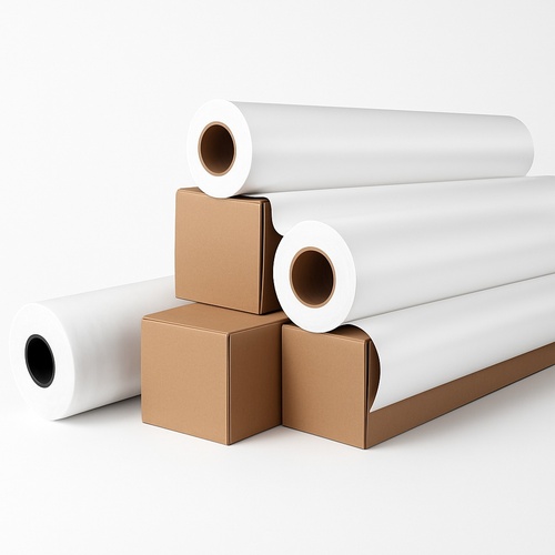 White Printable PVC Vinyl Roll, 0-1mm