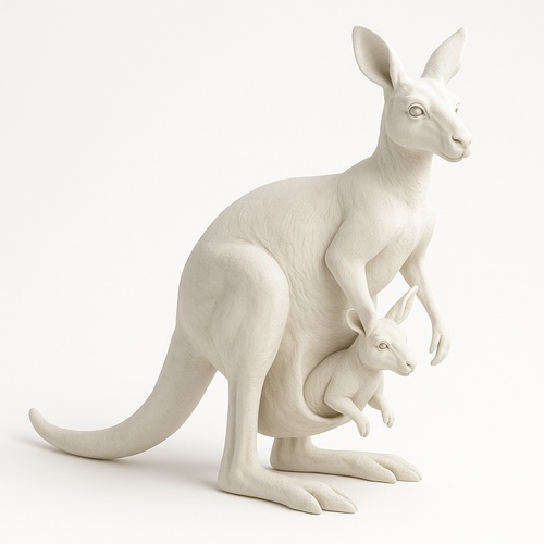 White Promotional Garden Statue