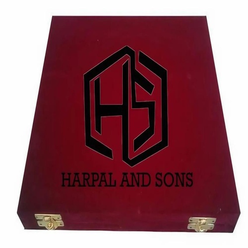 Wooden Red Ring Case