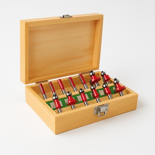 XTRA POWER Variety Router Bits Set (12 Pcs)