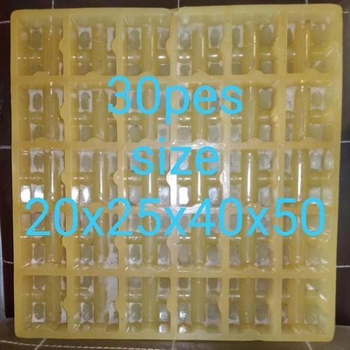 Yellow Square PVC Rubber Cover Blocks Moulds