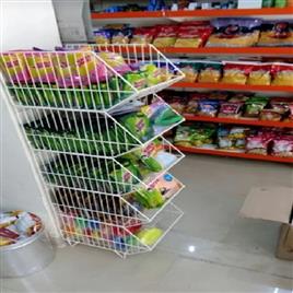 Freestanding Snack Display Shelf
