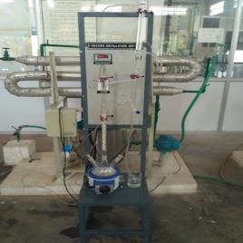 SNE Stainless Steel Packed Distillation Setup, For Lab Use
