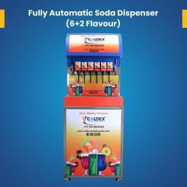 Silver 8 Flavor Soda Vending Machine