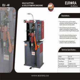Sole Slotting and Gold Stamping Equipment