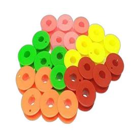 Assorted Color Bobbins for Automatic Sewing Machines