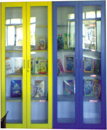 Solid Wood Library Book Rack