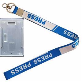 SPG Press Lanyard 20MM Blue