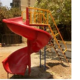 GI Pipe FRP Spiral Slide