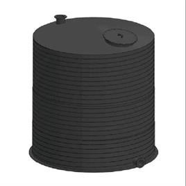 Spiral PP Vertical Tank