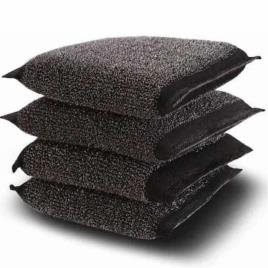 Black Sponge Steel Scrub Pad