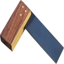 Spring Steel Dovetail Square - Rose Wood Handle