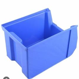 Industrial Square Blue Plastic Bin