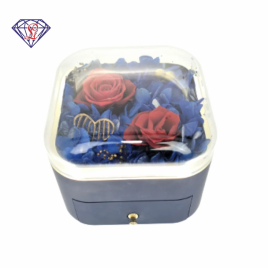 Red Square Ring Packaging Box