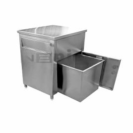 Square Stainless Storage Bin, SS304 Grade
