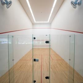 Squash Court Backwall Wood Panel