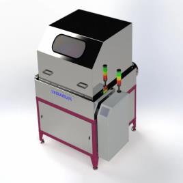 SS 304 AHU Filter Cleaning Machine, Polished