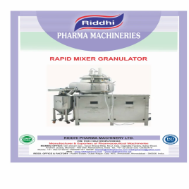 SS 304/316 Rapid Mixer Granulator