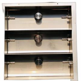 SS 304 Rectangular Pressure Relief Damper