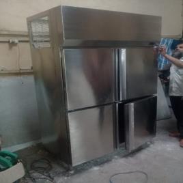 SS Double Door Commercial Refrigerator, 100-250 L