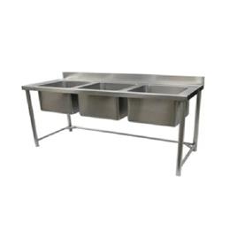 SS 4 Three Sink Equipment