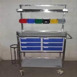 Steel Medical Emergency Cart