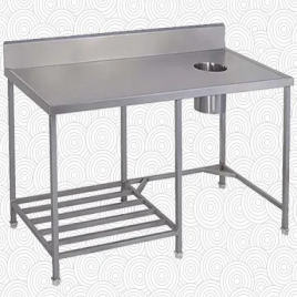 SS Dish Landing Counter For Hotels