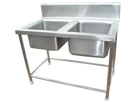 Commercial Double Sink Fixture