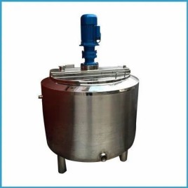 Stainless Steel Jacketed Storage Tank, Round
