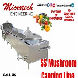 SS Mushroom Canning Production Line
