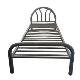 SS 304 Paint Coated Steel Bed