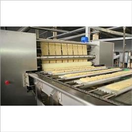 SS Polished Instant Noodle Cutting Folding Machine