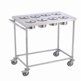 SS Polished Spice Trolley