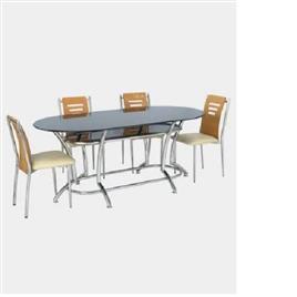SS Restaurant Dining Table, 6 Seater