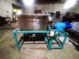 SS Ribbon Blender Machine, 100 Liters
