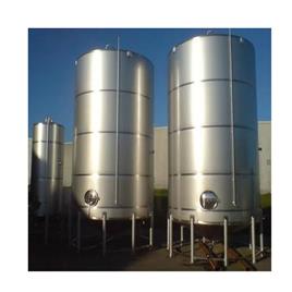 Silver Industrial Storage Tanks