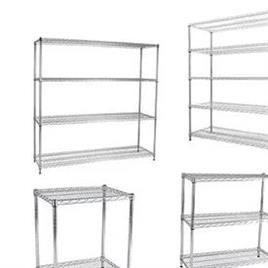 Stainless Steel Wire Shelving Rack