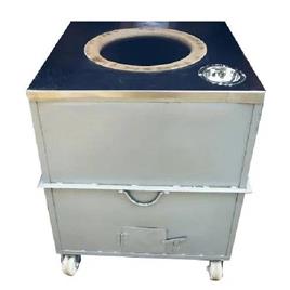 SS Top MS Body Square Tandoor Machine
