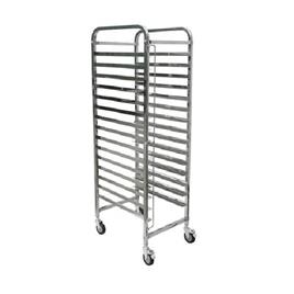 Stainless Steel Trolley with Slide-Out Tray